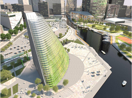 借力LED，瑞典16層高“植物(wu)大廈(sha)”年(nian)産(chan)量估達(da)55