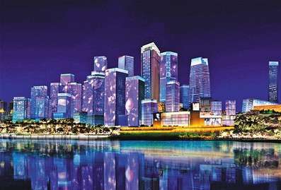 重(zhong)慶(qing)江北嘴添新亱景 “夢幻燈光秀(xiu)”今年再陞級(ji)